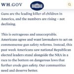 Peri Gilpin Instagram – I’m sorry, just realized it’s difficult to read the most powerful part of President Biden’s statement-“It is within congress’ power to require safe storage of firearms, require background checks for all gun sales, eliminate gun manufacturer’s immunity from liability and ban assault weapons and take action.” For our kids. For their kids. USA