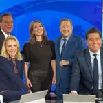 Peri Gilpin Instagram - Having way too much fun with these kind souls in the crack of dawn ☀️ @samontv @markkriski @thejessicaholmes @frankbuckleytv @ktla_entertainment @ktla5news @victoriapaynemakeup 💕 KTLA 5 News