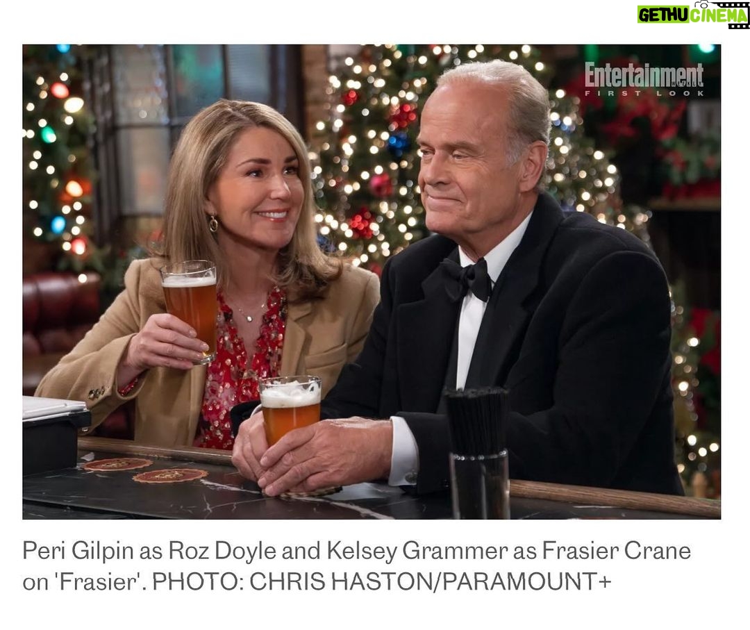 Peri Gilpin Instagram - 🍻@entertainmentweekly @frasier @paramountplus nice chatting with you, @lefabrat 🔗 in bio