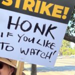 Peri Gilpin Instagram - We didn’t want a strike but we are not afraid of a fight #SAGAFTRAStrong #union #ImUnion Hollywood, California