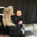 Perrie Edwards Instagram - We were in matching Little Mix tracksuits but in true baby style he shat everywhere. But here we are! Watching his first ever show 🥺😍♥️
