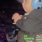 Perrie Edwards Instagram - We were in matching Little Mix tracksuits but in true baby style he shat everywhere. But here we are! Watching his first ever show 🥺😍♥️