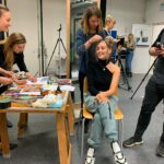 Perrie Edwards Instagram - The Madame Tussaud’s process! This felt so surreal, as you can see I couldn’t stop smiling 😅 The team were AMAZING, and their attention to detail BLEW MY MIND! (This was pre covid just FYI) @madametussauds 💕