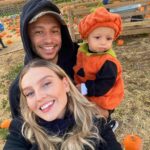 Perrie Edwards Instagram - Pumpkin patch with our icle Pumpkin 🎃🥹