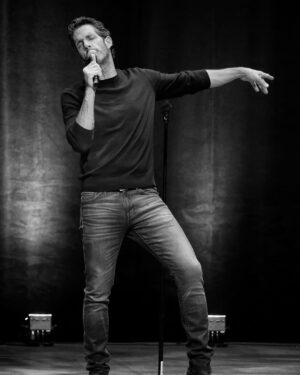 Pete Correale Instagram - Some of the many faces and poses you get when you come to one of my shows. Thanks @ridgefieldplayhouse for a great sold out show this past weekend. Excited to be back on the road Nov 10 in NYC! Come out and see me. 📸: @bing.liem.photography