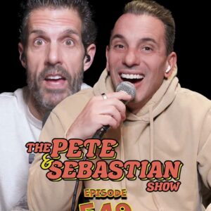 Pete Correale Instagram - New Episode of The Cast! 
Link in bio, check it out!

#thepeteandsebastianshow #petecorreale #sebastianmaniscalco #podcasts #comedy #standupcomedy #hysterical