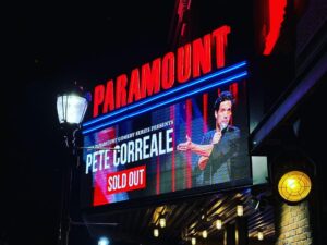 Pete Correale Instagram - Thanks to everyone who came out Saturday night! The Long Island sense of humor is pure gold, I had a blast.
And thanks to the folks @ #theparamounttheater one of the best theaters on the planet.