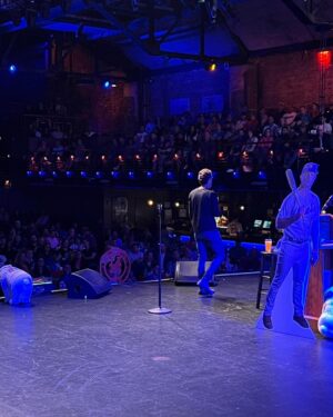 Pete Correale Instagram - I had a blast last night performing at  NY Met legend in the making Pete Alonzo’s charity fundraiser,  a lot of money was raised during the show and a few blue moons were drank after it. And Alonzo literally couldn’t be any nicer of a guy. Also kudos to the folks at The Paramount- what a top shelf venue.
My only disappointment in the 24hr trip was this morning when I went to the deli to get a bacon egg and cheese on a roll. I didn’t realize until I got back to the hotel and unwrapped it that the deli guy put ketchup on it. Ughh, c’mon man. Ketchup on a bacon, egg and cheese on a roll is vandalism!

#theparamountny #petealonzo #nymets #charity #fundraiser