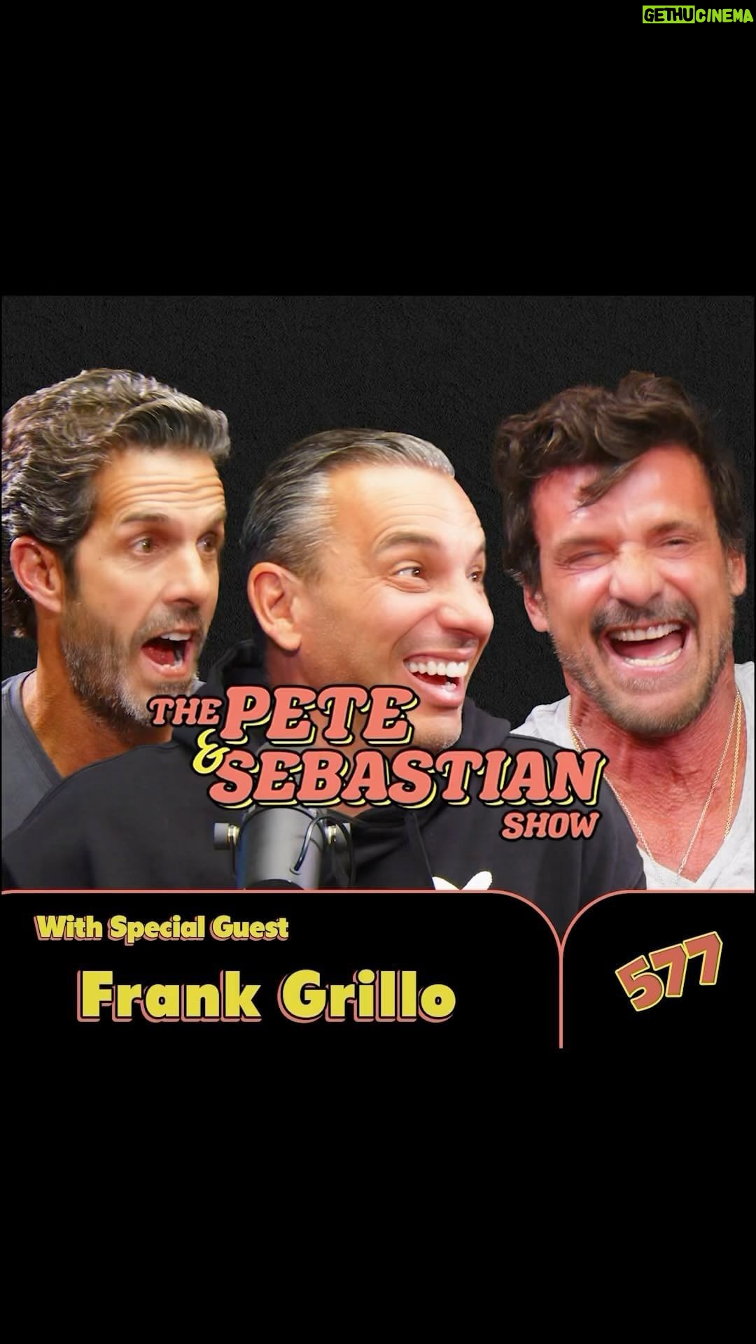 Pete Correale Instagram - Frank Grillo is always running! 🏃♂️ Check out the latest episode of #thepeteandsebastianshow out now! Link in bio.