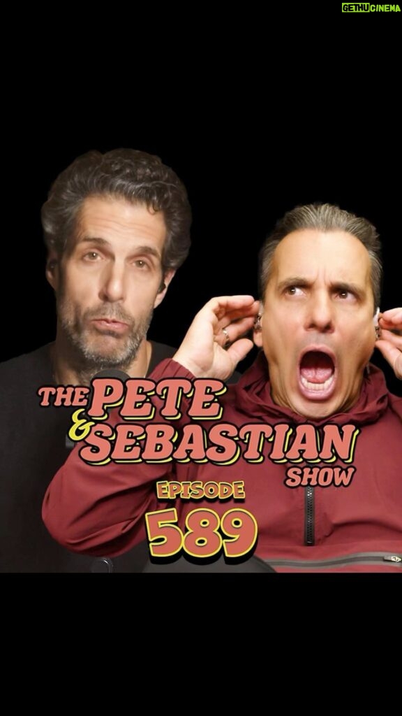 Pete Correale Instagram - Gotta get those inner ears right. New episode of the cast out now on YouTube, Apple Podcasts, and Spotify. #ThePeteandSebastianShow #PeteandSebastianShow #PeteCorreale #Comedy #StandUp #Podcast