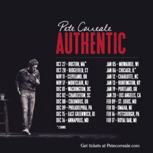 Pete Correale Instagram - Tickets are on sale now! Head on over to PeteCorreale.com to grab your tix before they sell out. What city will you be attending? 🎟️

#PeteCorreale #StandUp #StandUpSpecial #Comedy #ComedyShow #Authentic #AuthenticTour