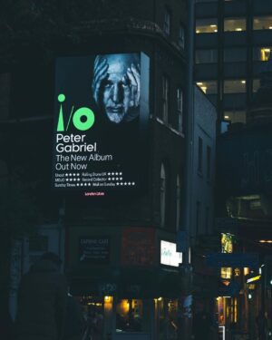 Peter Gabriel Instagram - 'i/o' out in the wild. Have you picked up your copy yet?