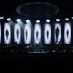 Peter Gabriel Instagram - Each song on i/o has it's own piece of art associated with it and for the tour the idea was always to incorporate as much of that work as possible. Photos: @yorktillyer