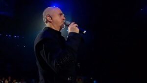Peter Gabriel Instagram - Peter and the band performing ‘Mercy Street’ in the round at the centre of the Filaforum arena in Milan, May 2003.