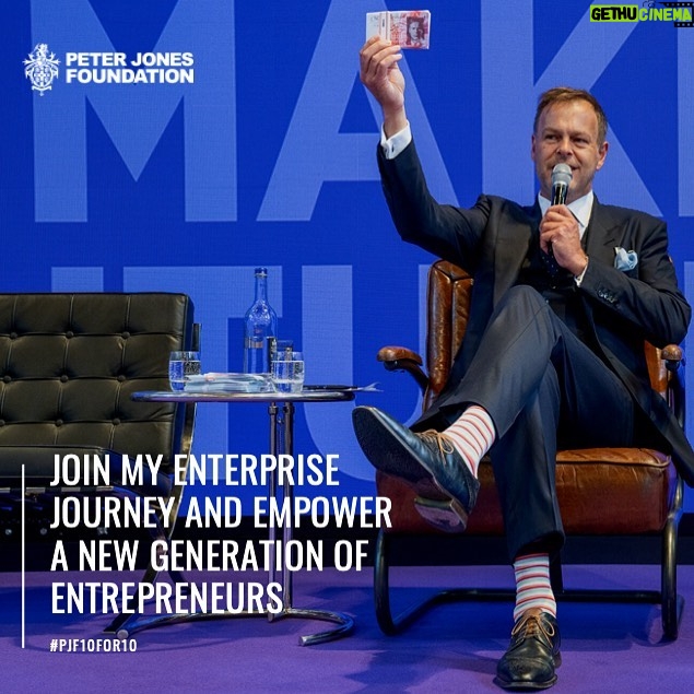 Peter Jones Instagram - I am so excited to launch an online fundraiser to support the work of the @peterjonesfoundation! Whether you want to chat business with me, hear the secrets from the Dragons' Den set or just support a very good cause, the #pj10for10 fundraiser is a great opportunity to have some fun whilst helping to empower the next generation of entrepreneurs! Buy your tickets now by clicking on the link in my bio. #fundraisers #youngentrepreneurs #peterjonesfoundation