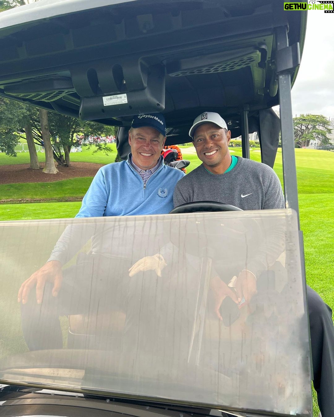 Peter Jones - 3.9K Likes - It’s been the most incredible few days playing golf in the @jpmcmanusproam at @theadaremanor. First day was with the great @westwood_lee and the next day was with the legend @tigerwoods. Still can’t believe it happened 🐐
