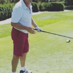 Peter Jones Instagram - Wonderful day playing golf with @bradderswalsh @johnterry.26 @maxevans13 . Very competitive towards the end with Brad & I managing to half the match on the last (double or quits). @bradderswalsh now taking up coaching.... see video it’s amazing! #golf #funny