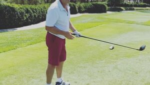 Peter Jones Instagram - Wonderful day playing golf with @bradderswalsh @johnterry.26 @maxevans13 . Very competitive towards the end with Brad & I managing to half the match on the last (double or quits). @bradderswalsh now taking up coaching.... see video it’s amazing! #golf #funny