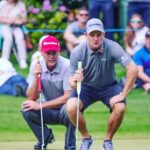 Peter Jones Instagram - Such a incredible start @themasters for @justinprose99, 7 under Par. It’s a good job I wasn’t on the bag showing him the lines. Those greens look so tough. #themasters @themasters 🌹🔥