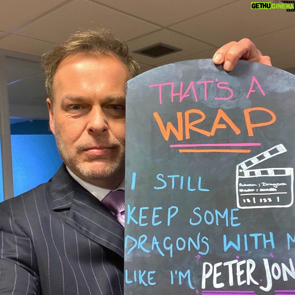 Peter Jones Instagram - The 1st pic was taken when we wrapped the 18th season of 🐉‘s Den. The 2nd pic is for this new season which airs in the spring and going to be on BBC One!!! Exciting times.