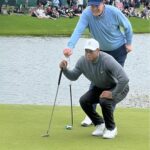 Peter Jones Instagram - It’s been the most incredible few days playing golf in the @jpmcmanusproam at @theadaremanor. First day was with the great @westwood_lee and the next day was with the legend @tigerwoods. Still can’t believe it happened 🐐 Adare Manor Hotel