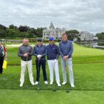 Peter Jones Instagram - It’s been the most incredible few days playing golf in the @jpmcmanusproam at @theadaremanor. First day was with the great @westwood_lee and the next day was with the legend @tigerwoods. Still can’t believe it happened 🐐 Adare Manor Hotel