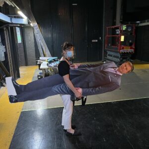 Peter Jones Instagram - Who’s ready for Dragons’ Den tonight? Here I am ready and waiting for the first pitch of the day. There’s also a morning hello from the Dragons and a picture of our makeup artist Sue who was given a life size version of me to take home after last years filming. I wonder where I am now? Tune in tonight on BBCOne at 8pm. @bbciplayer #dragonsden