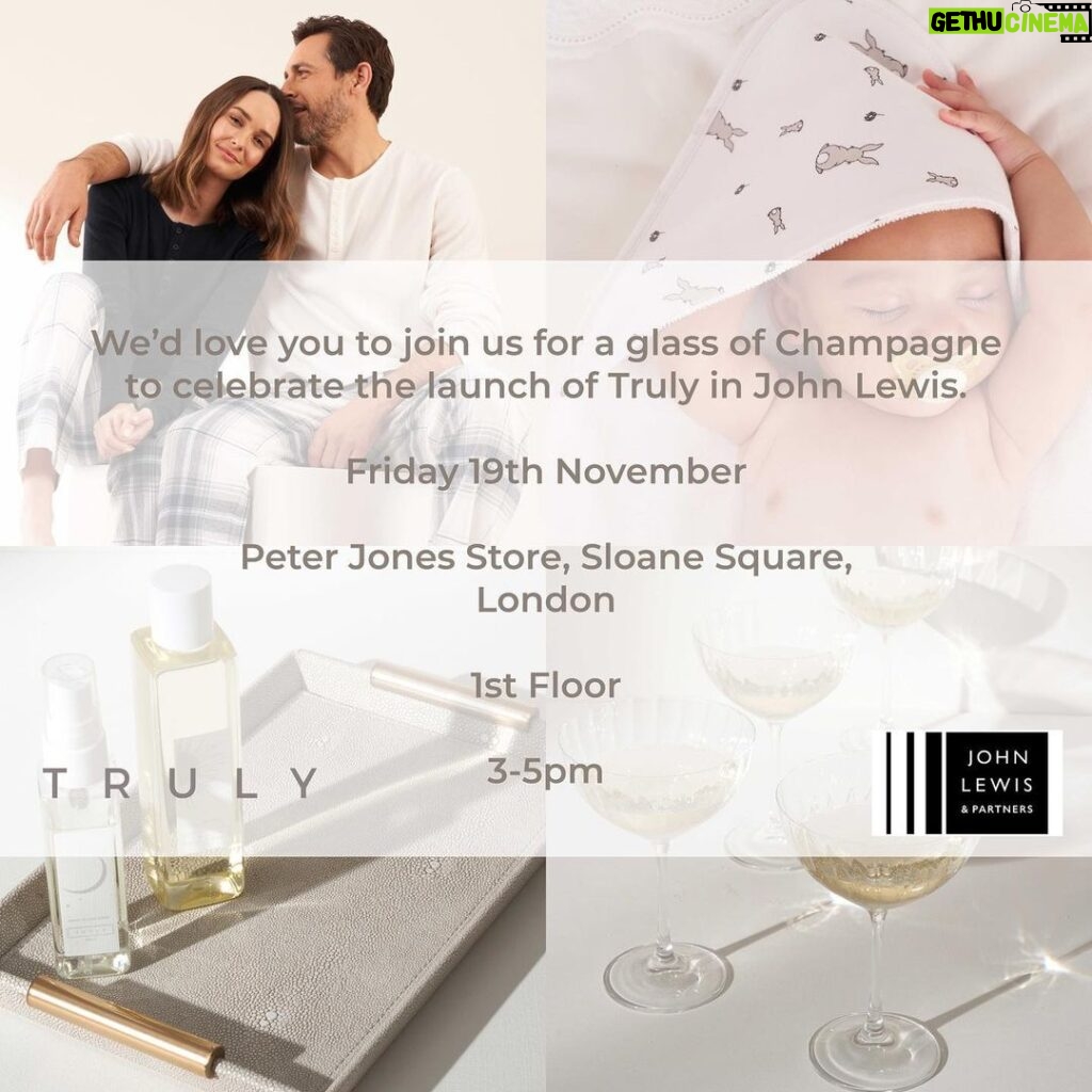 Peter Jones Instagram - I’m excited to tell you that I’m going to be at Peter Jones in Sloane Square tomorrow from 3pm with @trulytaraofficial because @truly_lifestyle has signed a major deal with @johnlewis and are showcasing a select range of amazing products both in-store and online. Pop down, say hi and have a glass of Champagne with us. 🥂 Swipe for more details. London, United Kingdom