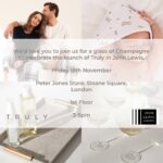 Peter Jones Instagram - I’m excited to tell you that I’m going to be at Peter Jones in Sloane Square tomorrow from 3pm with @trulytaraofficial because @truly_lifestyle has signed a major deal with @johnlewis and are showcasing a select range of amazing products both in-store and online. Pop down, say hi and have a glass of Champagne with us. 🥂 Swipe for more details. London, United Kingdom