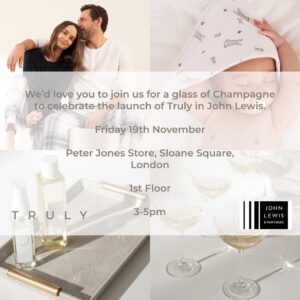 Peter Jones Instagram - I’m excited to tell you that I’m going to be at Peter Jones in Sloane Square tomorrow from 3pm with @trulytaraofficial because @truly_lifestyle has signed a major deal with @johnlewis and are showcasing a select range of amazing products both in-store and online.  Pop down, say hi and have a glass of Champagne with us. 🥂 Swipe for more details.