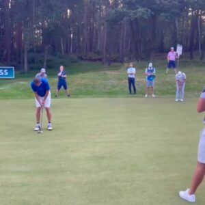 Peter Jones Instagram - Such an amazing day yesterday. Great fun with @danny.willett @jamesjordan1978 @jakehall and thank you @taliajones_ , @williampeterjones for your support. Making memories💙 Thank you @bmwpga !!