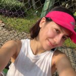 Pevita Pearce Instagram - Bangun tidur ku terus tennis 🥶