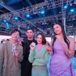 Pevita Pearce Instagram - Sending a galaxy-sized THANK YOU @samsungindonesia yang udah ajak aku ke #SamsungUnpacked! 🌌💙 Aku obsessed banget sama #GalaxyZFlip5 dan #GalaxyWatch6 yang baru! 😍 Flex Window-nya (Cover Screen) tuh besar banget dan bisa ngebantu aku untuk bikin konten olahraga dan bikin konten in hands-free dengan lebih nyaman! 🏃‍♀️📸 Ditambah lagi, aku bisa kreasikan dan dekorasi sesuai dengan suasana hati di widget aku. How cool is that! 🎨✨ Beneran ga sabar deh buat lakuin banyak hal dan ajak semua temen-temen aku lainnya untuk #JoinTheFlipSide dan jadi #TeamGalaxy😊💫 Get yours too, Pre order at samsung.com/id #withGalaxy