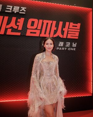 Pevita Pearce Instagram - Living my spy fantasy at the Mission Impossible premiere! 🎬✨ Honored to be part of this electrifying night and witness the adrenaline-pumping action firsthand. Kudos to the incredible cast and crew for creating an unforgettable cinematic experience. #MissionImpossible #MissionWorldTour #MissionImpossibleID