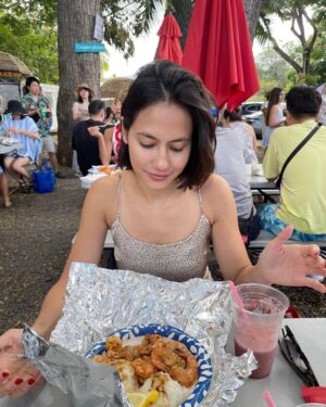 Pevita Pearce Instagram - I'm not supposed to eat this. I have gout 🥹