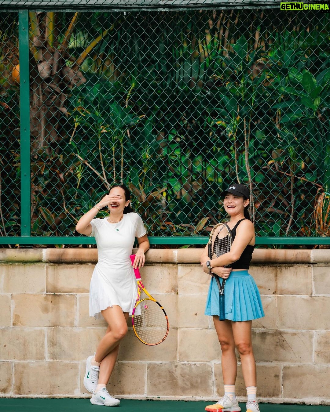 Pevita Pearce Instagram - Ontimetennisclub ~ Afternoon court ballet