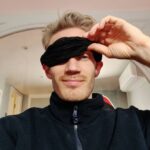 PewDiePie Instagram - Happy Halloween🔴🔵