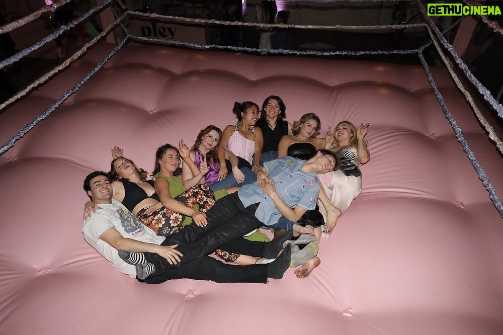 Peyton List Instagram - i love these people so much. thanks for bringing the best energy to the @pleybeauty pop up. pretty surreal to see everyone come together after years in the making.
