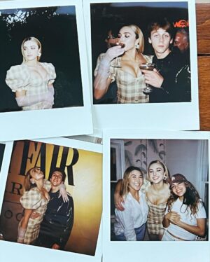Peyton List Instagram - @vanityfair ⁣
⁣
@pleybeauty details: Pley Beauty X Cobra Kai Pleyer Palette, One Stop Pop (Pure Bliss), Pley Date (Touché), and Lust + Found (Ethel)