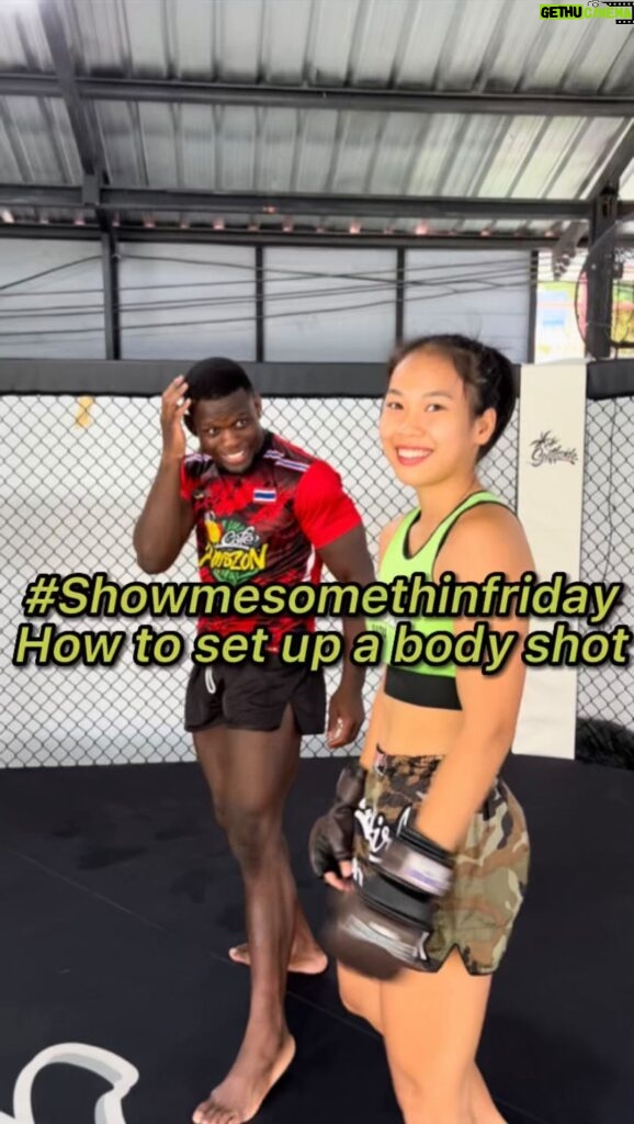 Phil Hawes Instagram - 🚨 #showmesomethinfriday 🚨 ⁉️ WHO? @natwondergirl 🚨 ⁉️ What? How to set up a body shot see you next week 👊🏾 #muaythai #nohype #tech #ufc 📸 @gumby_bjj Southside MMA Thailand