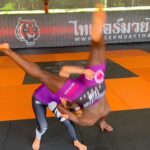 Phil Hawes Instagram - #showmesomethinfriday Is back! This week we got @noelle_mma showing us a judo technique! Get ready for next week fellas !🍑 👀 #nohype #givingthepeoplewhattheywant #mma #judo #peach Tiger Muay Thai & MMA Training Camp, Phuket, Thailand