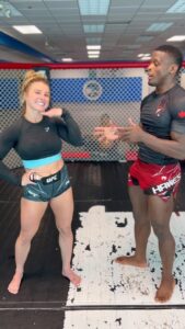 Phil Hawes Instagram - 🚨 #showmesomethinfriday ⁉️Who: @hannahgoldy ⁉️What: Single leg takedown to kneeslice to armbar #nohype #ufc #jiujitsu #fitness Wynwood Walls & Art District, Miami