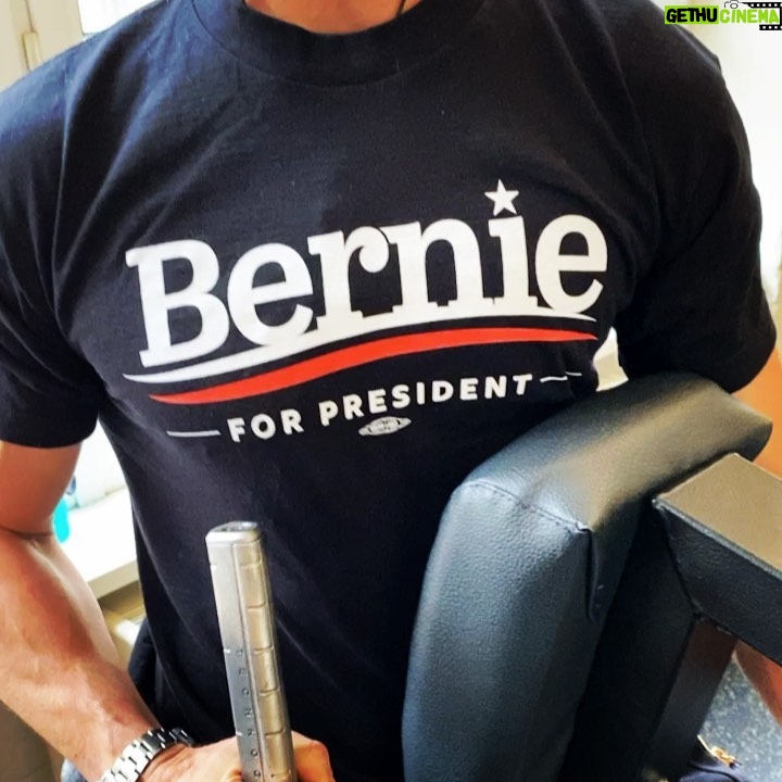 Philipp Christopher Instagram - Pumped up for @berniesanders ! This election is one of the most important of my lifetime due to the #climatecrisis and the #specialinterest groups that influence American & World politics. Please go out and vote today to bring about real change. * #bernie2020 #usnotme #uselection #supertuesday #feelthebern @demsabroadgermany Video by @christopherjanbusse 👍🙃