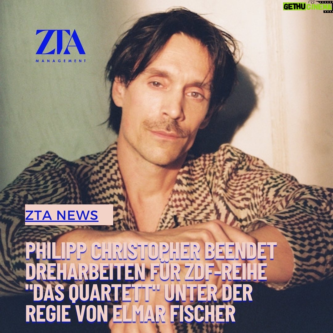 Philipp Christopher Instagram - #ztanews @philipp.christopher hat letzte Woche die Dreharbeiten für die ZDF-Krimireihe DAS QUARTETT unter der Regie von @elmar.fischer.1000 abgeschlossen. Casting: Christine Mattner, Alexandra Loewe x @ndf_film Produktion: @akzentefilm Postfoto: @jwo_studio #actor #newproject #dasquartett