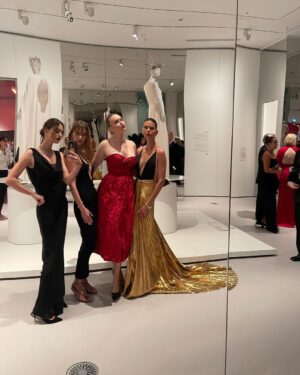 Phoebe Tonkin Instagram - A gorgeous night at the @ngvmelbourne thank you @tiffanyandco 
@vogueaustralia ♥️
