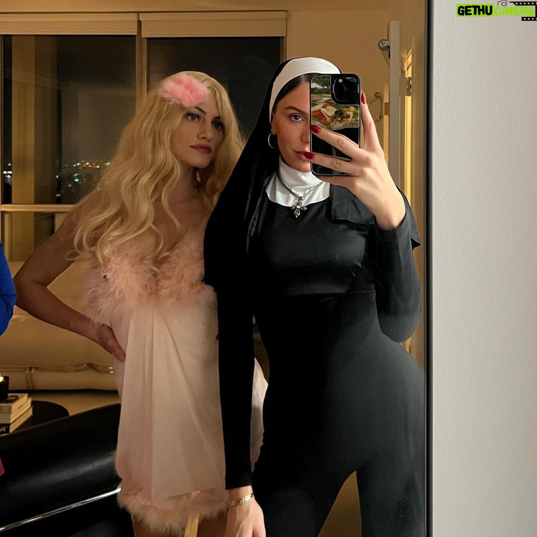 Phoebe Tonkin Instagram - In girl world, Halloween is the one night a year when a girl can—-