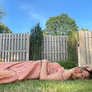 Phoebe Tonkin Instagram - Feeling like a summer flower in this @altuzarra Lily Dress from @amazonluxurystores 🌷#amazonluxurystores #ad