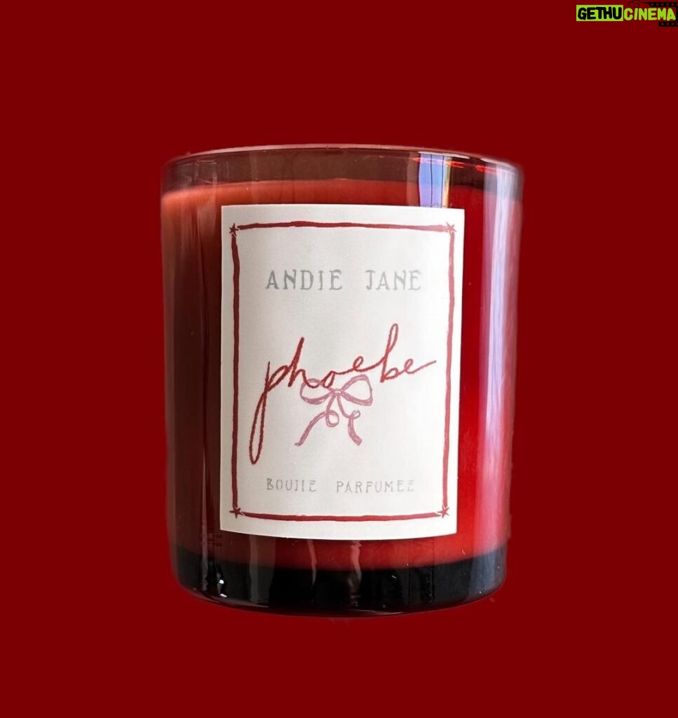 Phoebe Tonkin Instagram - @andiejaneinc @andiejjane makes my favorite all natural/paraben free candles, and made my dreams come true by letting me have my own phoebe candle! 🫶 20% of all sales go to an organization so very dear to my heart @baby2baby Perfect for holiday gifts, full moon ceremonies, various friendly witch gatherings, jazzing up self care rituals and beyond ✨ Vanilla with notes of Iris, Amber and Bergamot Shot at my favorite LA bookstore @maisonplage wearing my favorite @shopdoen dresses