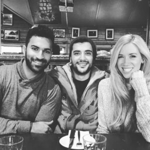 Phoenix Raei Instagram - Weekend huddle #friends @miladkeihani @kateelizabethlister