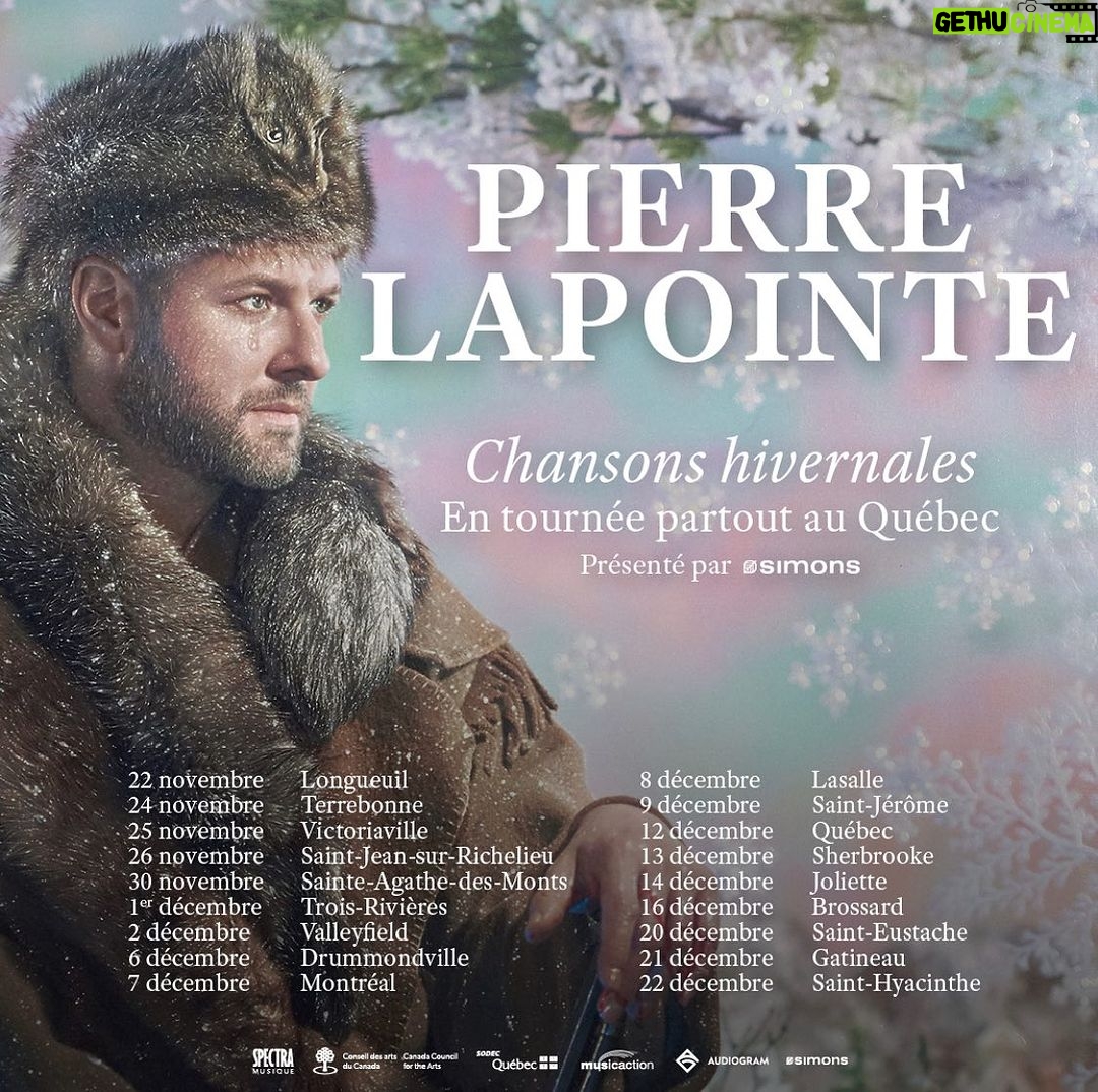 Pierre Lapointe - 420 Likes - Dans moins d'un mois: on commence la tournée!!!! 🎅🏼❤️🎅🏼❤️🎅🏼❤️ billets sur pierrelapointe.com / @spectramusique @mitsougelinas @melissalaveaux @lauraniquayofficiel @hommebionique @nathaliesimardofficiel
@genlizotte @duncan.marc.andre
Photo: Pierre et Gilles